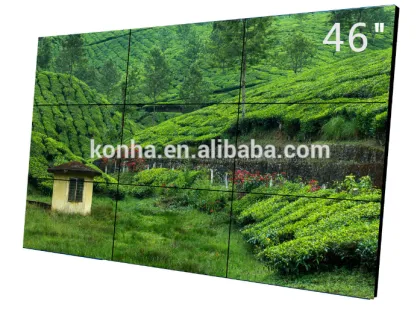 46 Inch narrow bezel LCD video wall/tv wall for Samsung/LG