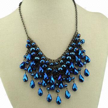 Beaded Bib Necklace, Spring Summer Design