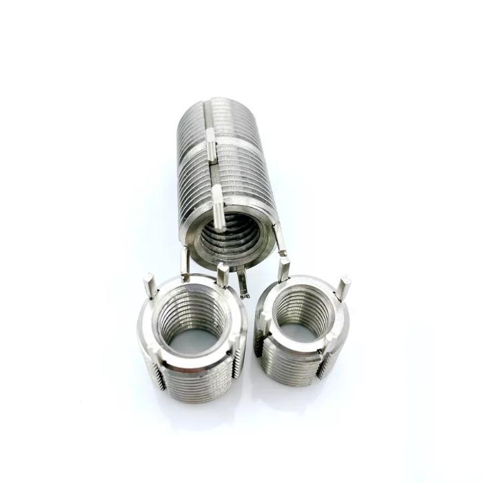 Keensert Wire Thread Inserts Stainless Steel 303 with External and Internal Tooth M2 M12 Size for Machinery Packaged in Box