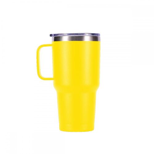 Taza de café de acero inoxidable de 30oz con asa