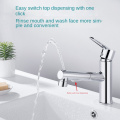 3-Functions Brass Basin Pull out Hot Cold Faucet