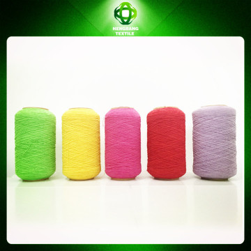 high grade polyester rubber covered yarn