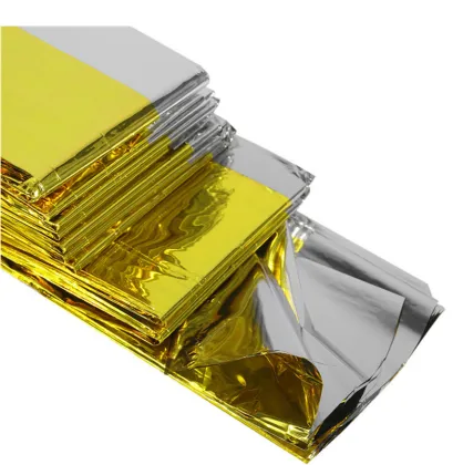Waterproof Survival Silver Mylar Emergency Thermal Insulation Blanket