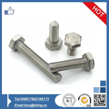 Stainless steel material hex bolt DIN933
