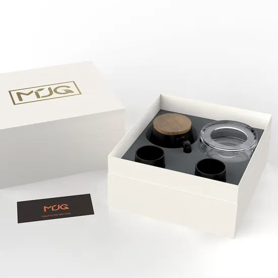 DHPO Handmade Ceramic Teapot with Glass Warmer