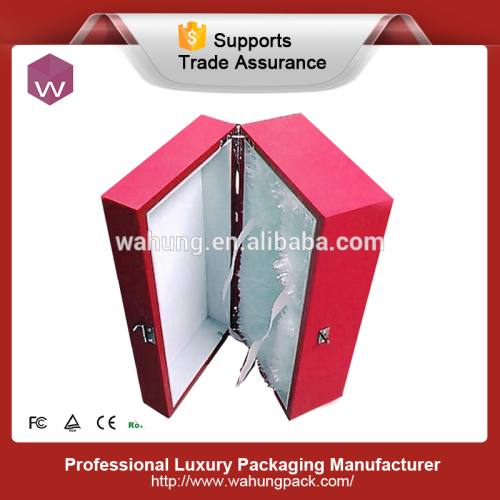 high quality wine bottle box, wooden box wine opener set (WH-3480)