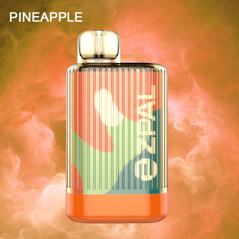 Handheld pineapple flavoured e-cigarette