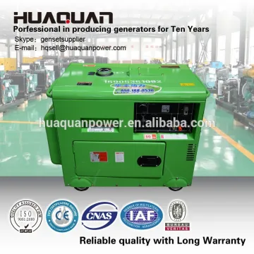 super silent portable small diesel 220 volt generator for sale