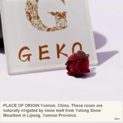 GEKO Food Promotional Drinks Flowers Rose for Blooming Tea