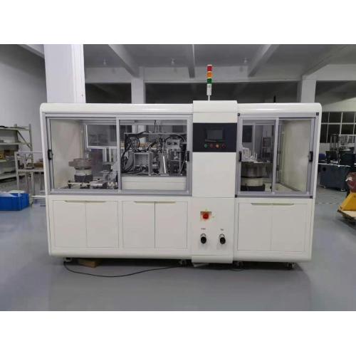 Medical gel tube filter cutting and inserting machine