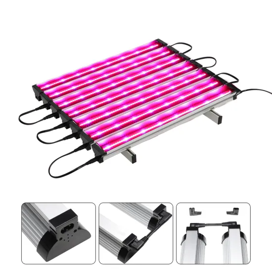 Full Spectrum LED Grow Light for Indoor Hydroponic and Aquaponic Systems: Ideal for Microgreens and Lettuce