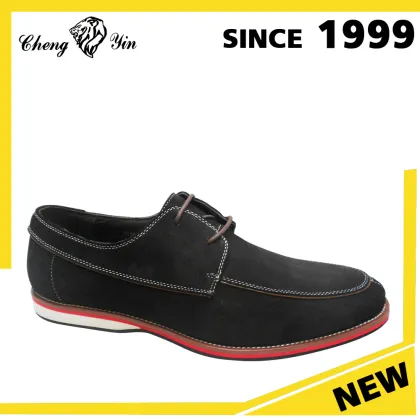 wholesale men leather dress shoes black genuine leather shoes men