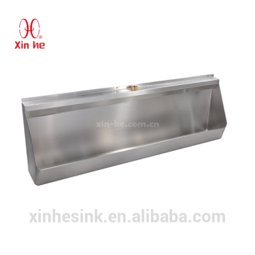 Commercial stainless steel durable long wall hung male toliet urinal manufacturer for public use