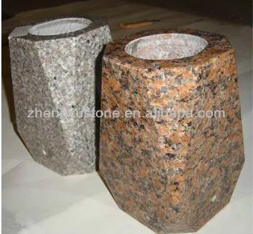 stone tombstone vase