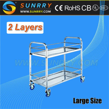 2015 New Style Good Quality Foldable Hand Push Cart With Wheel And Restaurant Car