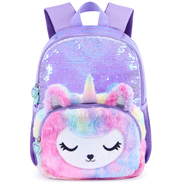Custom Logo Mini Unicorn Kids Backpack - Waterproof School Bag for Kindergarten