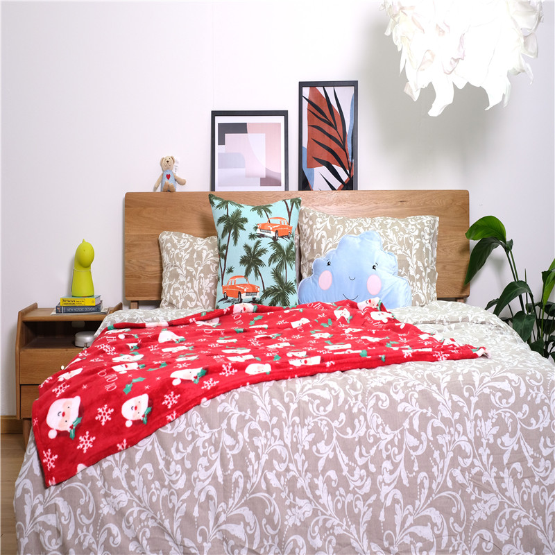 Christmas Flannel Coral Blankets