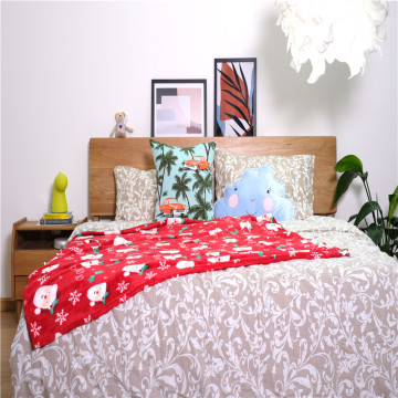 Christmas Series Printed Children's Flannel Coral Blankets