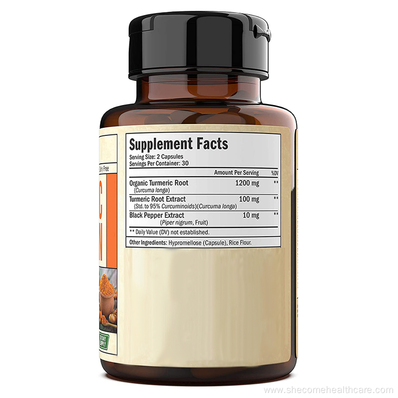 Turmeric Capsules antioxidant benefits curcumin capsules