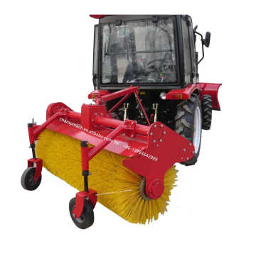 Best Selling PTO Driven Mini Farm Tractor with Snow Sweeper in Tajikistan