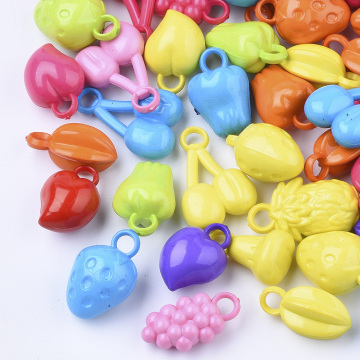 DIY Acrylic Fruit Jewelry Kit: Vibrant Pendants and Charms for Crafting Unique Fashion Pieces