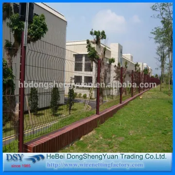 Hot sale PVC coated/welded fence panel/PVC coated 3D fence panel