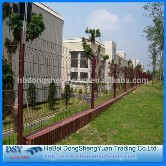 Hot Sale Curvel PVC Coated Galvanized 3D Curvel Welded Wire Mesh Fence