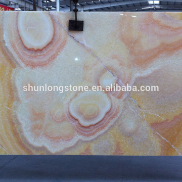 Orange auspicious Yellow onyx big slab,transparent onyx slab,tile