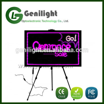 Wall Mouted Advertising Board Promotional LED Writing Board Full Color LED Writing Board