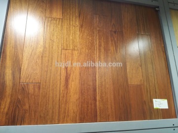 Jatoba / Brazilian Cherry Solid hardwood flooring flat surface UV lacquered