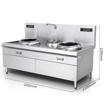 Tiansta Stainless Steel 24000W 3 Burners Induksi Induction Cooktop