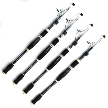 Johncoo Travel Telescopic Spinning Fishing Rod 1,8m-2,7m MH Hard Carbon Fiber