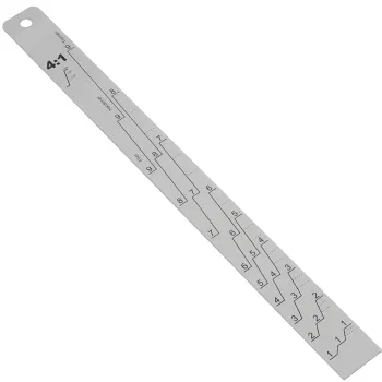Easy Operation Stick Stirring Paint Measuring Scale for 2:1 and 4:1 Ratios