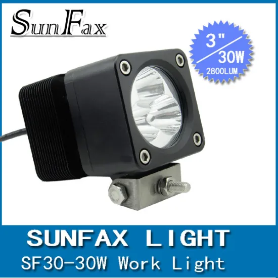 Factory price! 3inch 30W led work light, led atv truck offroad light atv led driving light