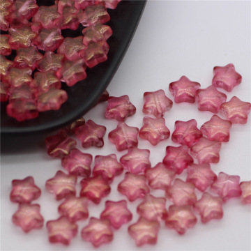 8mm lampwork glass STAR beads