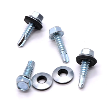 1/4 Inch Stainless Steel Hex Head Self-Tapping Drilling Screws with EPDM Washers: High-Quality Hardware Solutions