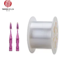 Fine nylon filaments for interdental brush