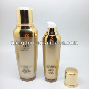 50ml,100ml acrylic golden lotion pump bottle or mist spray bottle ,cosmetic container, ,Cosmetic bottle Cosmetic Packaging