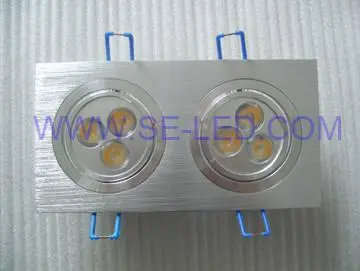 6W Rectangle LED Ceiling Down Light