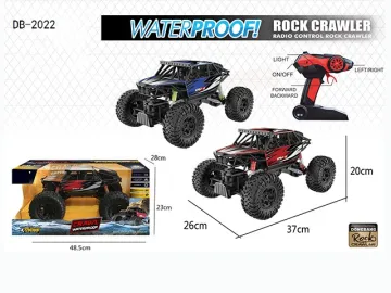 110 R/C 2.4G waterproof amphibious climbing car usb charger
