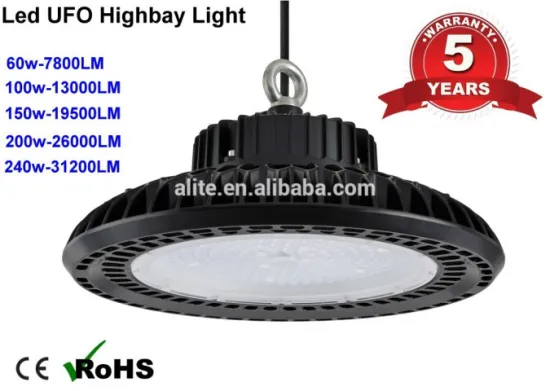 5years warranty Industrial Used 150W linear highbay LED UFO