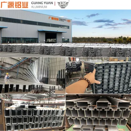 Aluminium Curtain Wall Section