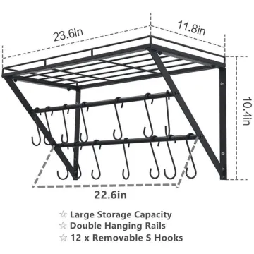 Aluminum Wall Mount BathroomToilet Storage Shelf