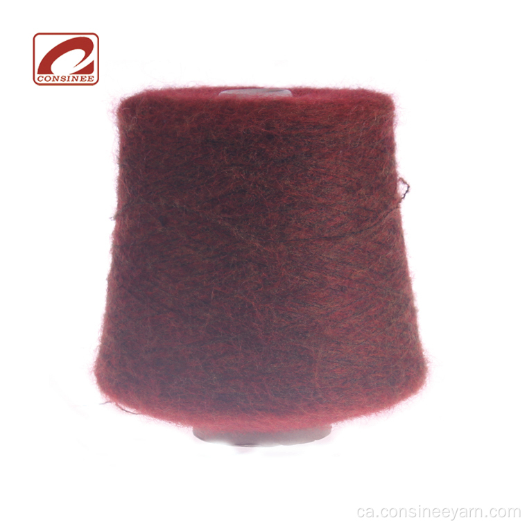 Topline filat de llana de mohair elàstic de 12,5nm