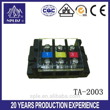 20A 3-way plug in terminal block TA-2003