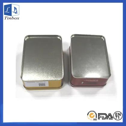 Small Rectangular Metal Tool Tin Box