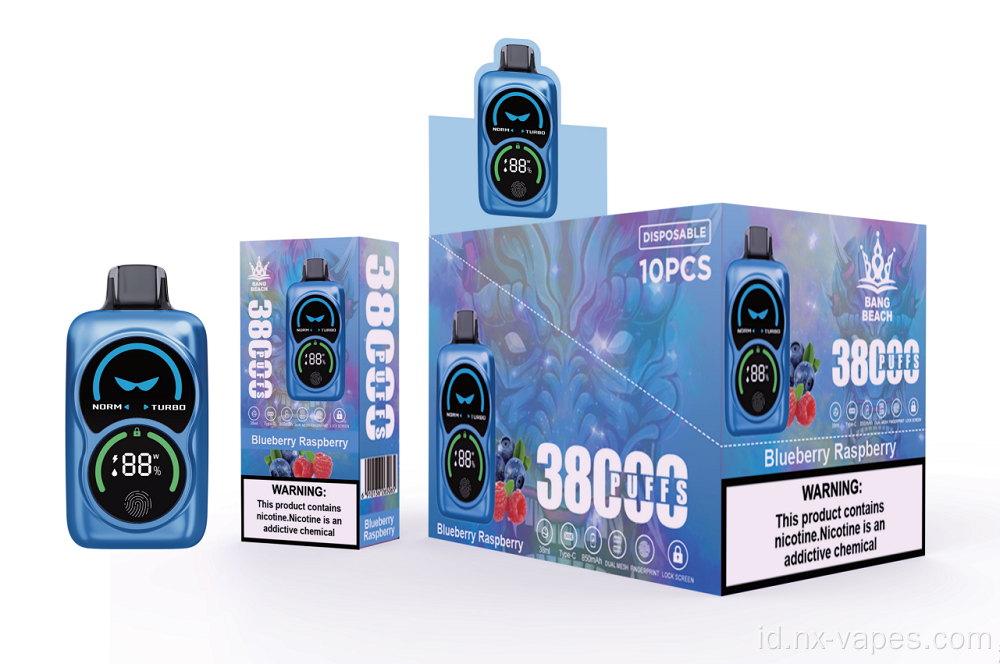Pantai Bang asli 38000 Puffs Rokok Grosir