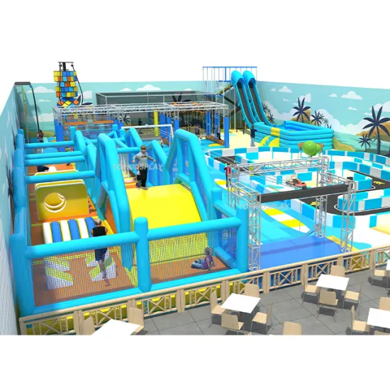 Inflatable Playground: Commercial Slide Bounce Castles Obstacle Course for Kids