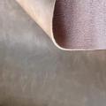 Suede backing pvc artificial leather