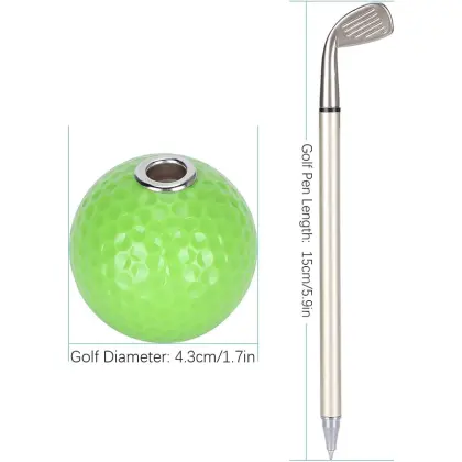 Golf Club Pen with Golf Ball Holder